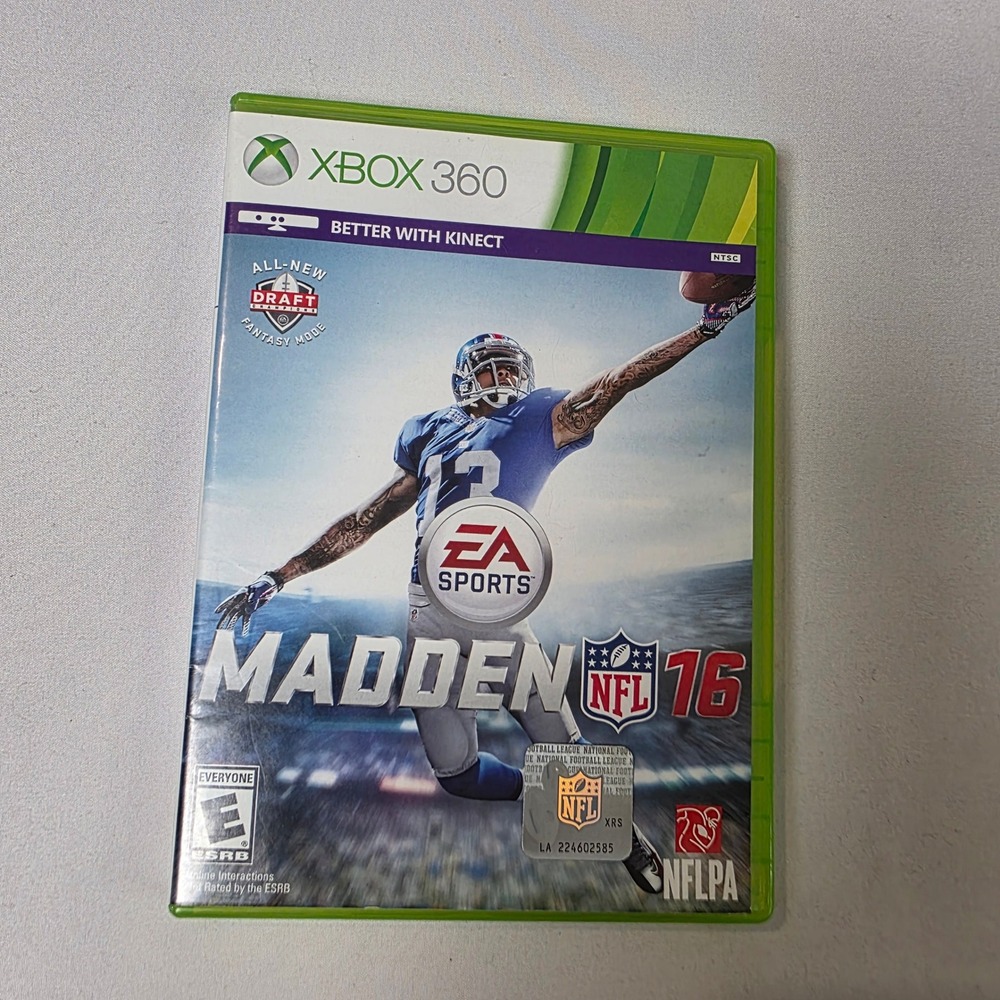EA Sports Madden NFL 16 Xbox 360 Football Sports Game